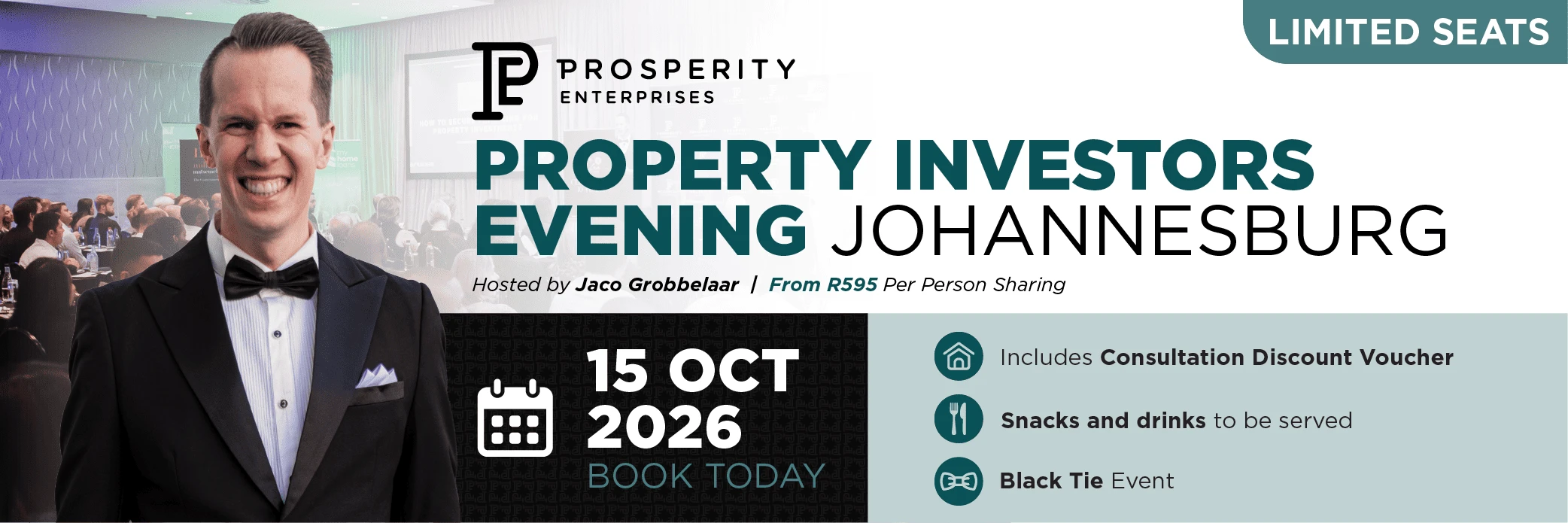 Be Prosperous - Property Investors Evening - Johannesburg 15 October 2026
