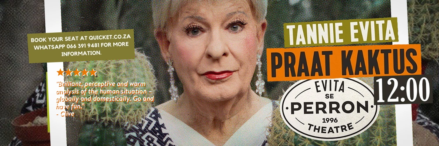 Tannie Evita Praat Kaktus - 30 August 2026