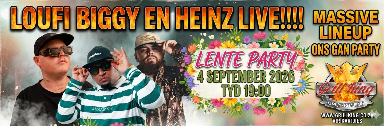 SPRING Party with Loufi, Biggy and Heinz