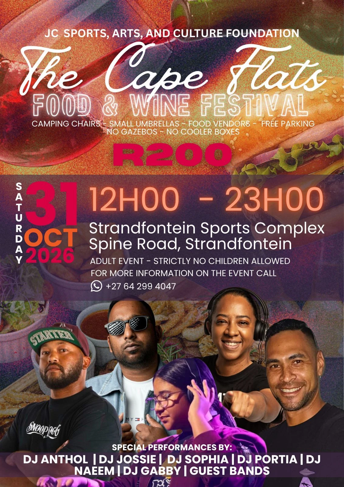 Cape Flats Food Wine and Music Festival