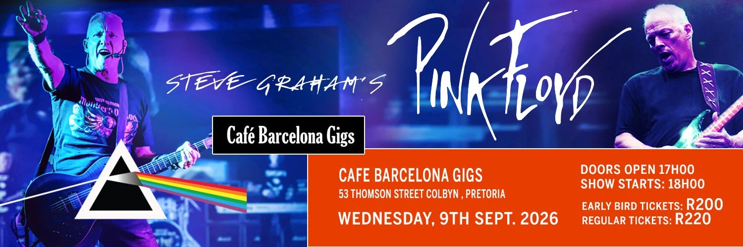 Steve Graham's Pink Floyd tribute show - Cafe Barcelona, Pretoria