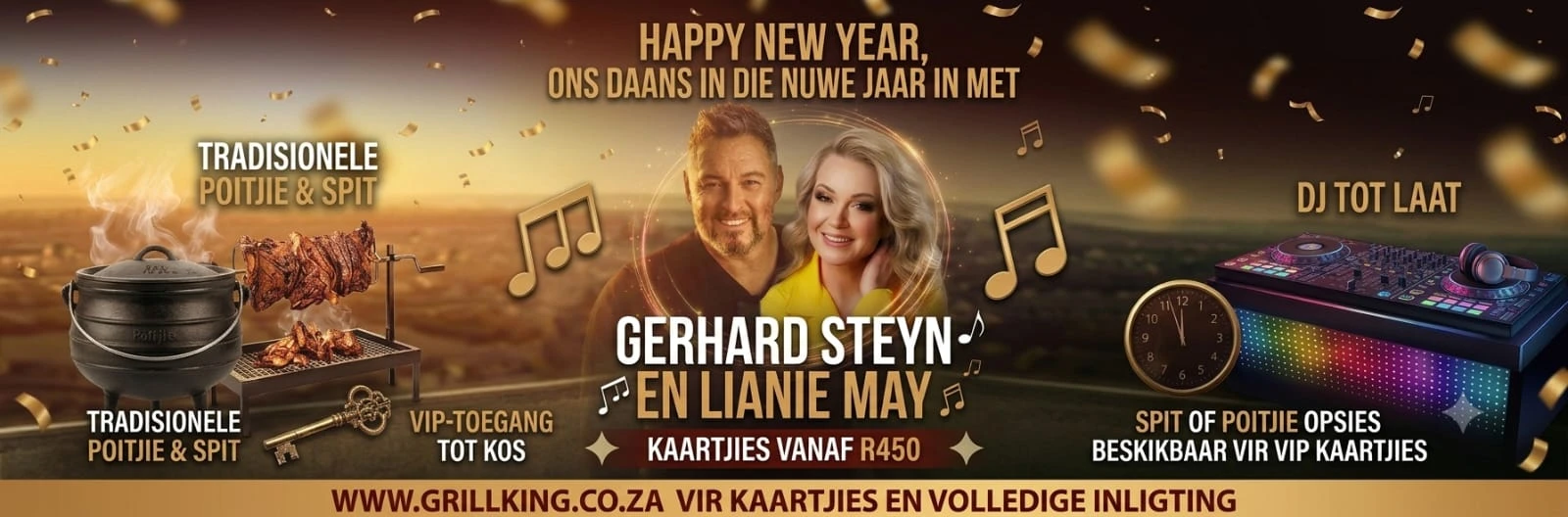 New Years Party Gerhard Steyn and Liane May