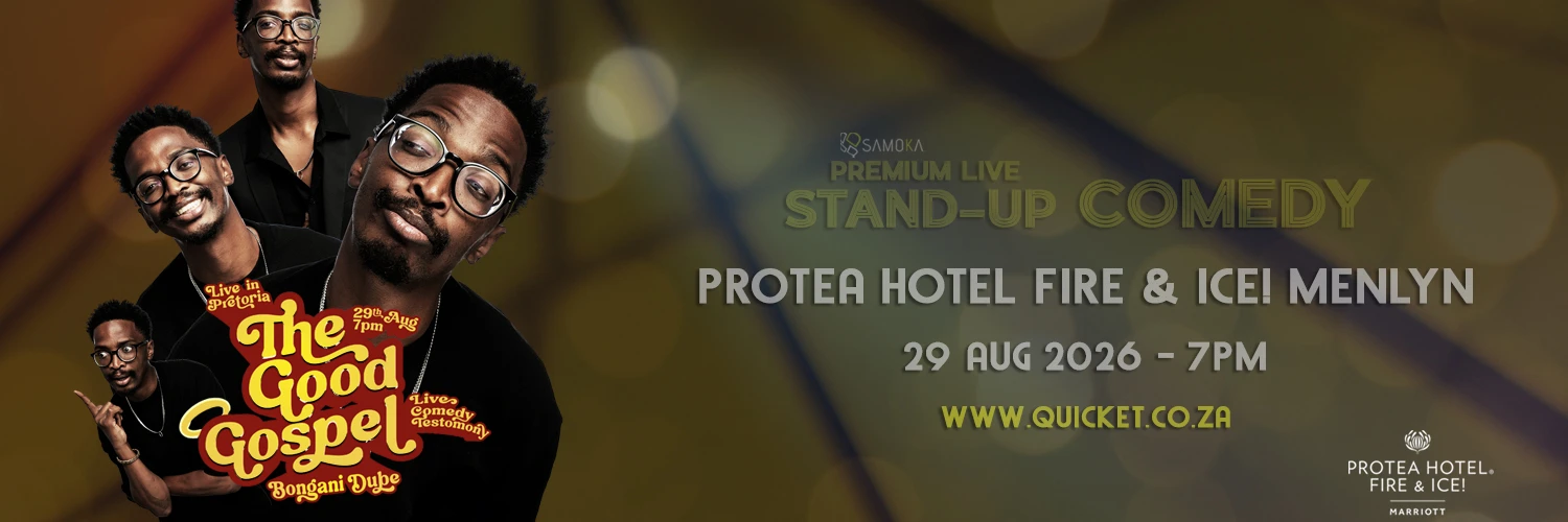 Bongani Dube 'The Good Gospel' LIVE in Menlyn, Pretoria 29 August 2026
