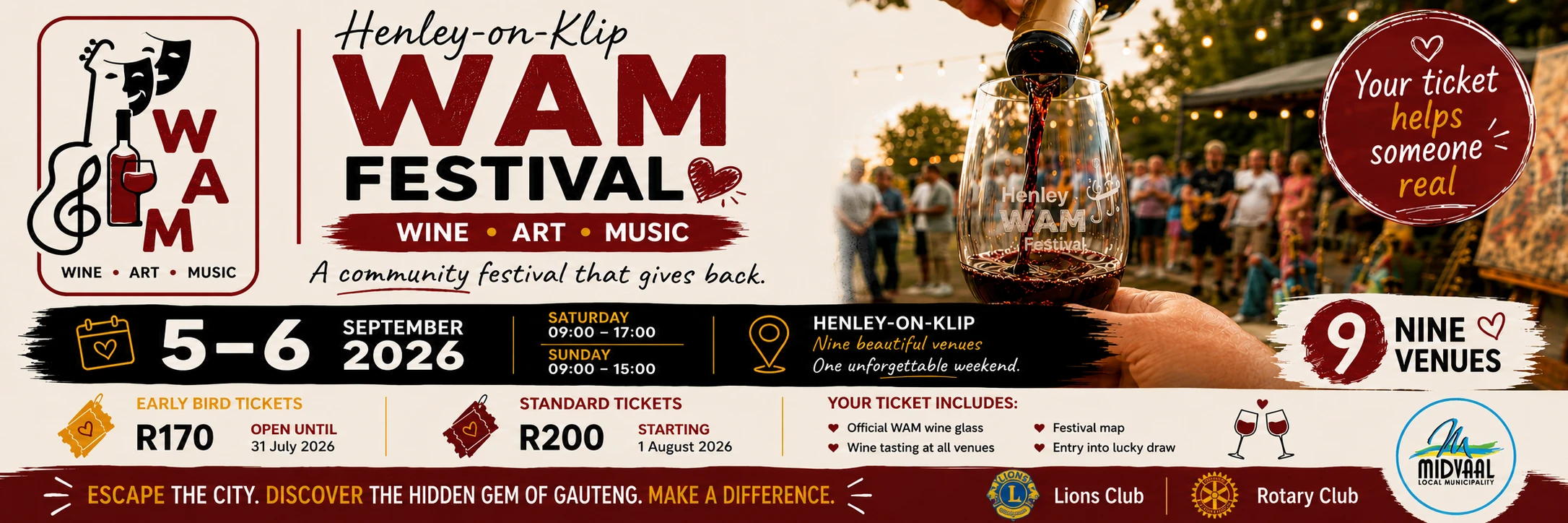 Henley WAM Festival: Wine, Art, Music 2026